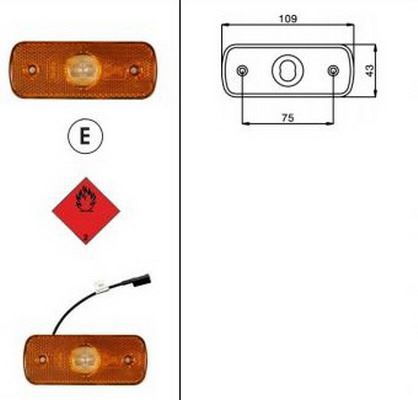 JB.SM TEK LED 1500 MM TES DISA BAGL.BRK 24V CLICK - SABA