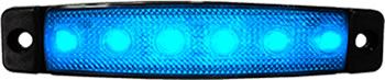 SIDE MARKER 24V 6 LEDLİ MAVİ - SANEL1