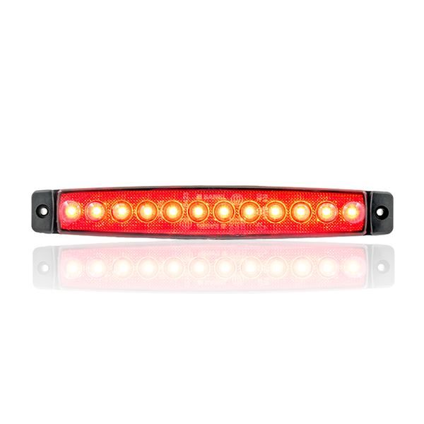 BASAMAK AYDINLATMA 24V 12 LEDLİ KIRMIZI PARMAK LED - SANEL