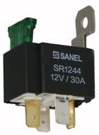 12V MİNİ RÖLE SİGORTA LI 30 AMPER 4 UÇLU 30-87-86-85 - SANEL1