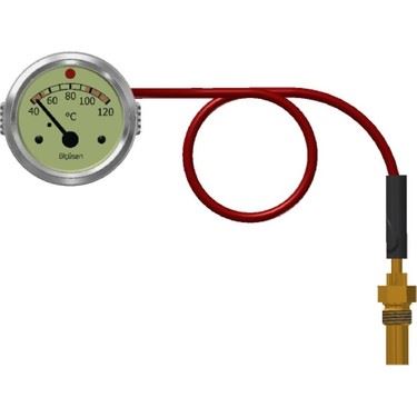 HARARET SAATİ 52mm 5 MT. MEKANİK ISI GÖSTERGE - VDO