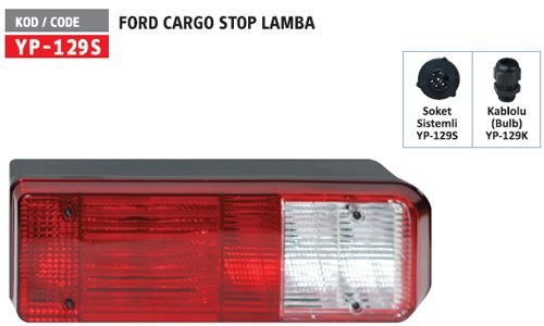 FORD CARGO STOP LAMBA SOKETLI YM  0101LS - YÜCE