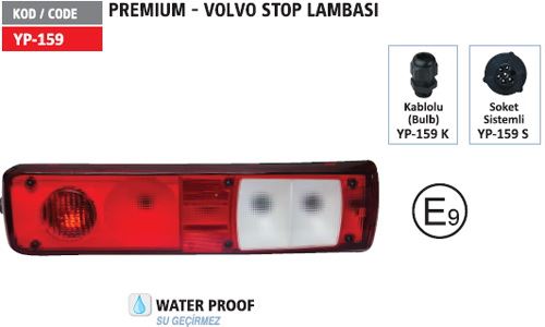 RENAULT PREMIUM 460 VOLVO YM STOP LAMBA 06>  7420802350 20769776 - YÜCE