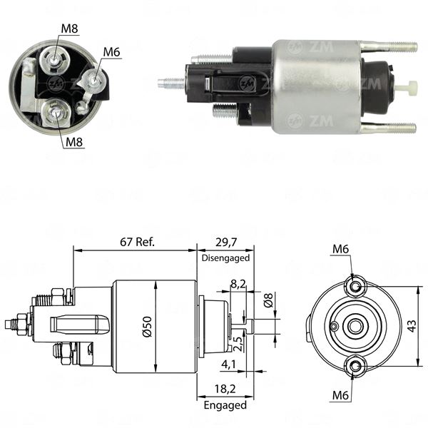 MARS OTOMATIGI 12V MERCEDES SPRINTER VITO VIANO DENSO TIP SN040 - ZM