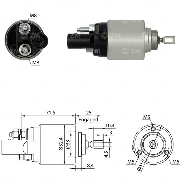 MARS OTOMATIGI12V VW GOLF BORA SEAT SKODA - ZM