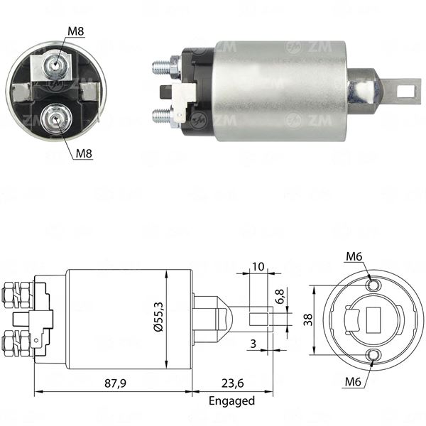MARŞ OTOMATİĞİ 24V MITSUBSHI CANTER F659 YM SNLS 751 - ZM